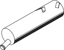 Средний / конечный глушитель ОГ BORGES 10077