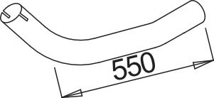 Труба выхлопного газа ZARA 9376