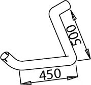 Труба выхлопного газа IMASAF 4356