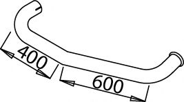 Труба выхлопного газа IMASAF 4351