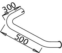 Труба выхлопного газа IMASAF 3670