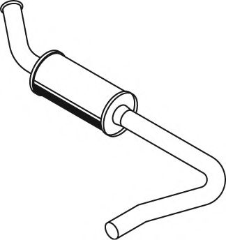 Труба выхлопного газа DINEX 49661