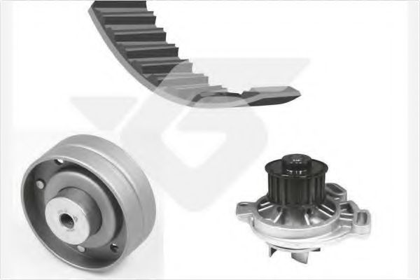 Водяной насос + комплект зубчатого ремня HUTCHINSON KH 53WP03