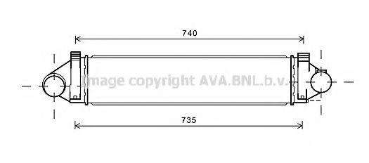 Интеркулер AVA QUALITY COOLING FD4494