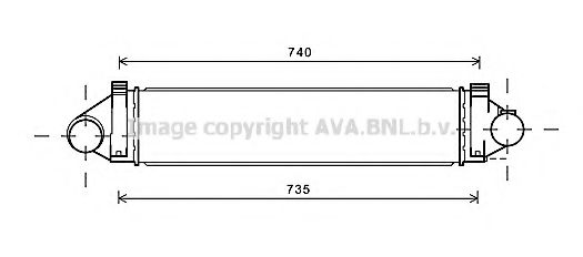 Интеркулер AVA QUALITY COOLING FDA4494