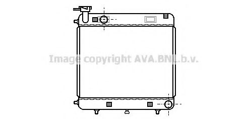 Радиатор, охлаждение двигателя AVA QUALITY COOLING MS2085