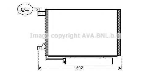 Конденсатор, кондиционер AVA QUALITY COOLING MSA5386D