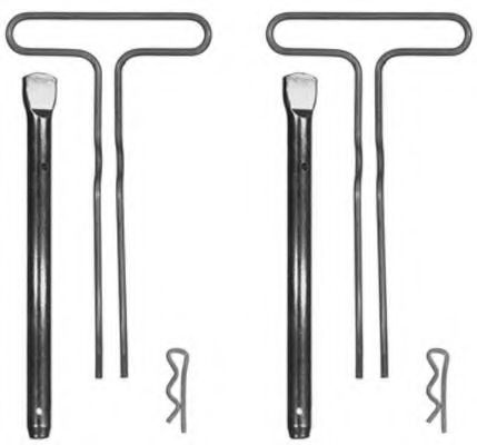 Комплектующие, колодки дискового тормоза MGA A137