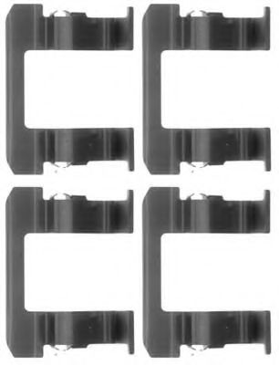 Комплектующие, колодки дискового тормоза MGA A161