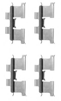 Комплектующие, колодки дискового тормоза MGA A257