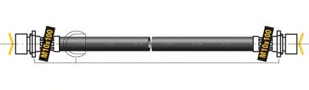 Тормозной шланг MGA F4492