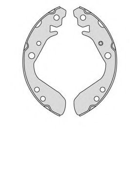 Комплект тормозных колодок MGA M862