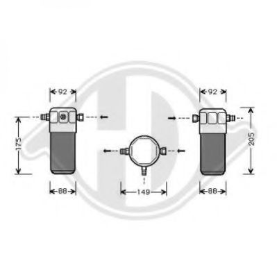 Осушитель, кондиционер VALEO 707061