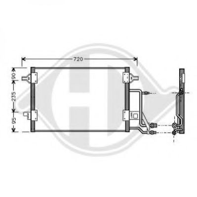 Конденсатор, кондиционер DIEDERICHS 8102400