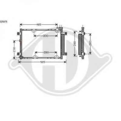 Конденсатор, кондиционер DIEDERICHS 8136130