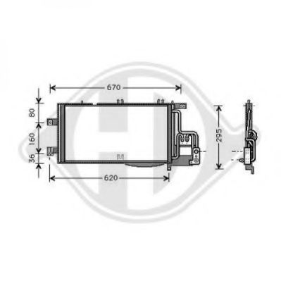 Конденсатор, кондиционер DIEDERICHS 8181311