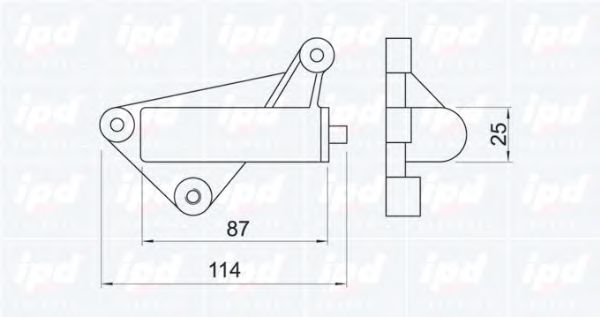 Успокоитель, зубчатый ремень IPD 130282