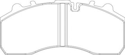 Комплект тормозных колодок, дисковый тормоз BERAL 29196