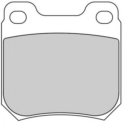 Комплект тормозных колодок, дисковый тормоз DURON DBP251117