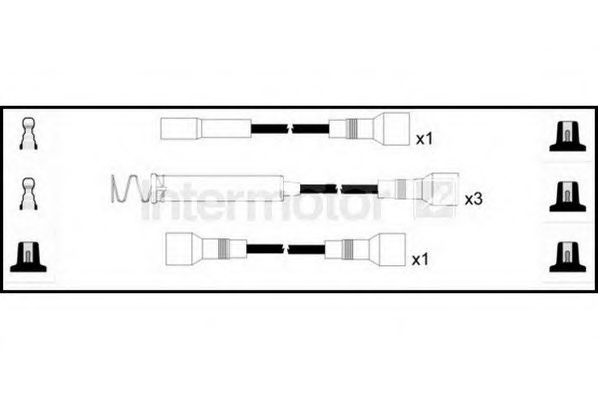 Комплект проводов зажигания STANDARD 73037
