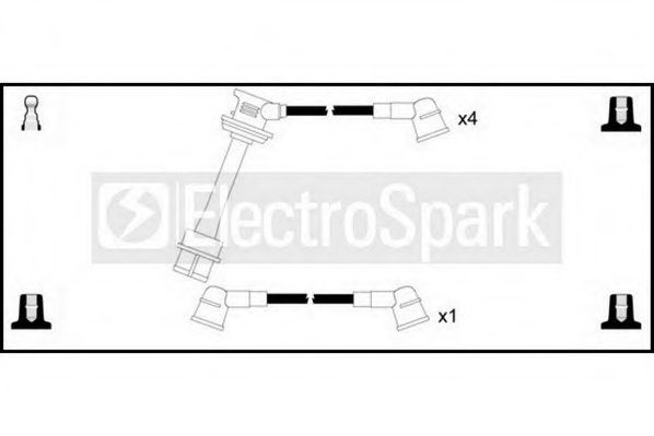 Комплект проводов зажигания STANDARD OEK300