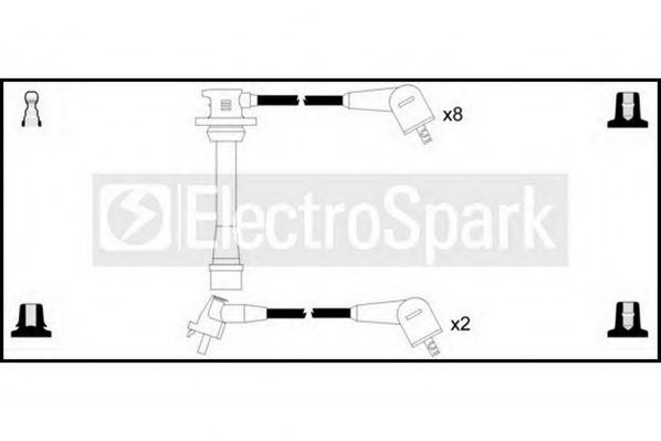 Комплект проводов зажигания STANDARD OEK491