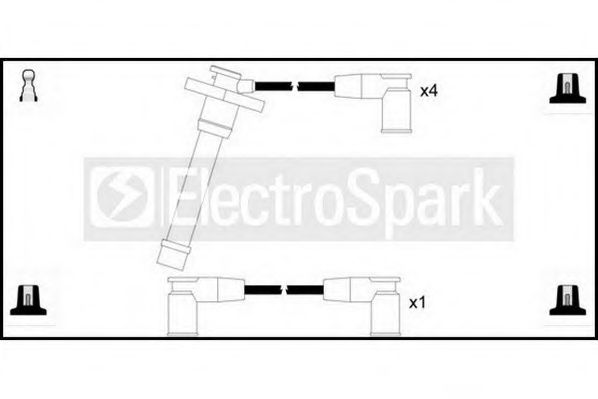 Комплект проводов зажигания STANDARD OEK465