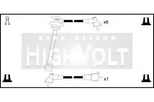 Комплект проводов зажигания STANDARD OEF229