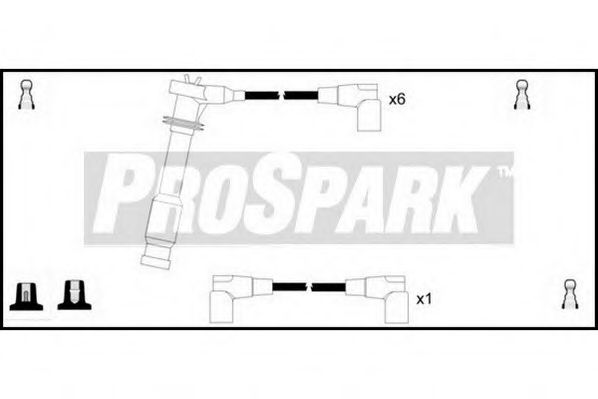 Комплект проводов зажигания STANDARD OES1089