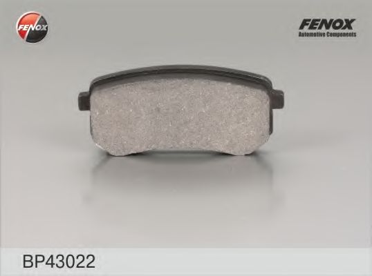 Комплект тормозных колодок, дисковый тормоз FENOX BP43022