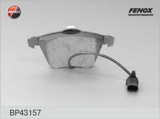 Комплект тормозных колодок, дисковый тормоз FENOX BP43157
