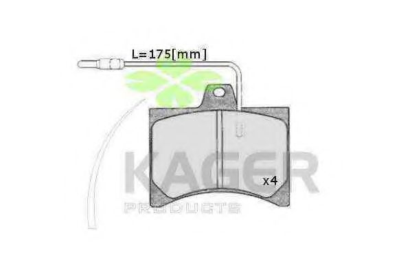 Комплект тормозных колодок, дисковый тормоз JURID 571263