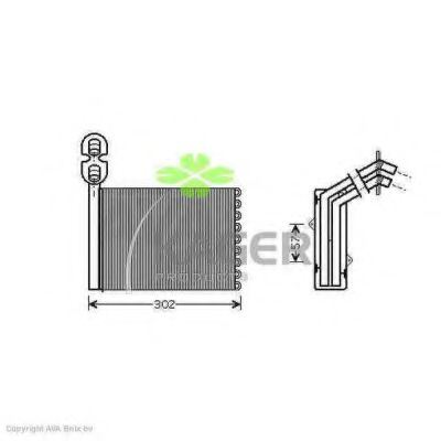 Теплообменник, отопление салона KAGER 32-0139