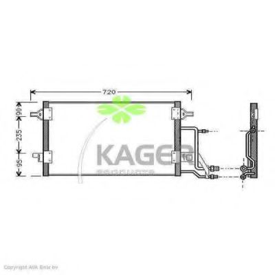 Конденсатор, кондиционер KAGER 94-5011