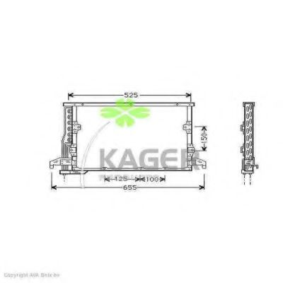 Конденсатор, кондиционер KAGER 94-5045