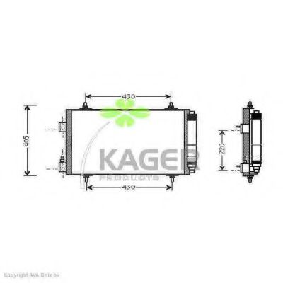 Конденсатор, кондиционер KAGER 94-5070