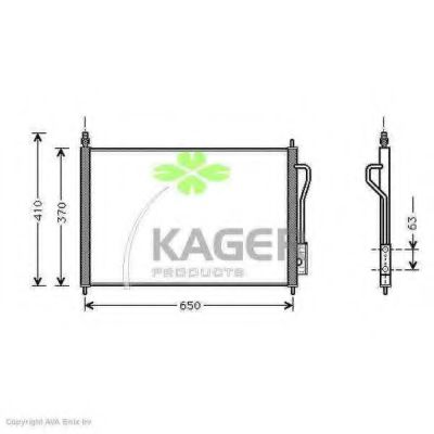 Конденсатор, кондиционер KAGER 94-5112