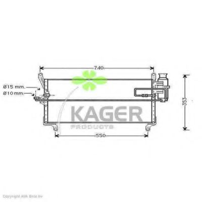 Конденсатор, кондиционер KAGER 94-5133