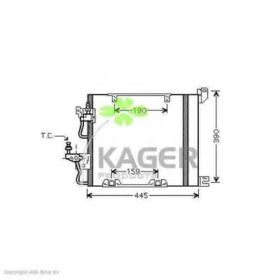 Конденсатор, кондиционер KAGER 94-5274