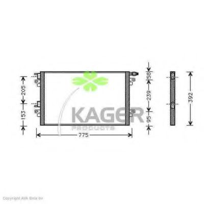 Конденсатор, кондиционер KAGER 94-5325