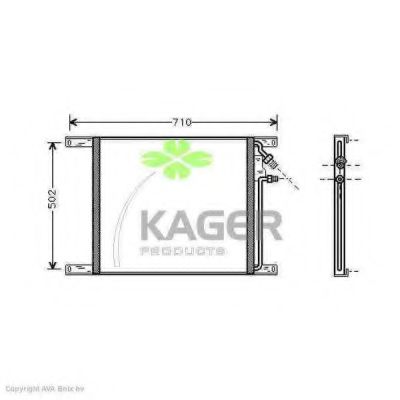 Конденсатор, кондиционер KAGER 94-5947