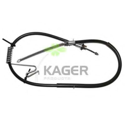 Трос, стояночная тормозная система KAGER 19-6100