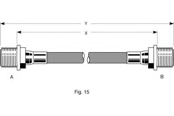 Тормозной шланг GIRLING 9003185