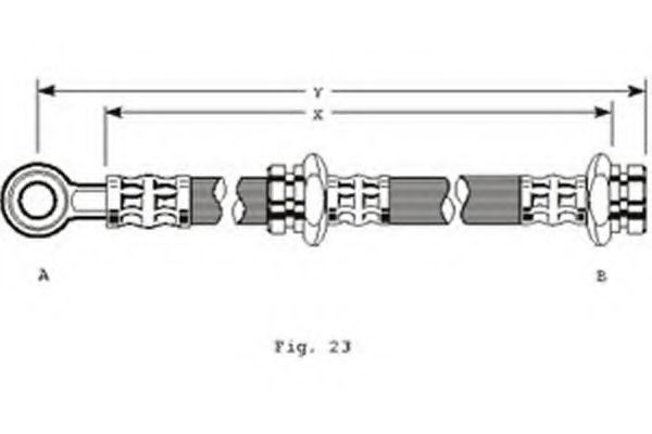 Тормозной шланг GIRLING 9004112