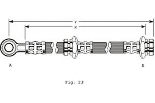 Тормозной шланг GIRLING 9004168