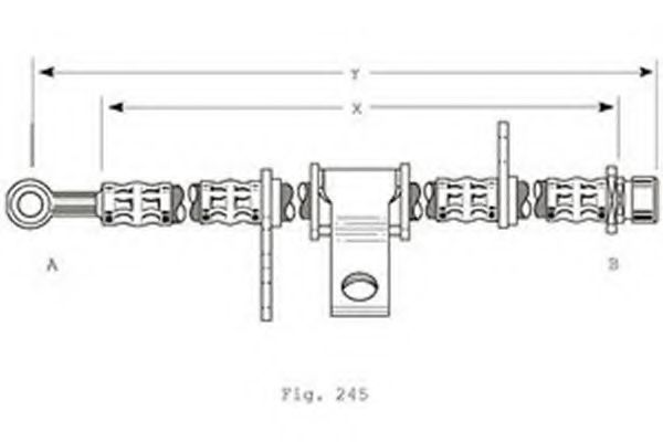 Тормозной шланг GIRLING 9004368