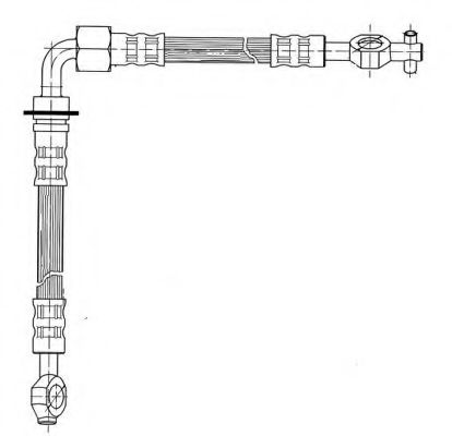 Тормозной шланг KAWE 511891
