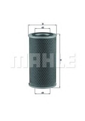 Масляный фильтр MAHLE ORIGINAL OX 22D
