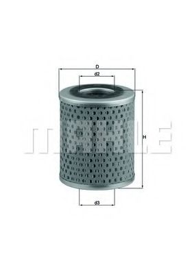 Топливный фильтр MAHLE ORIGINAL KX 25