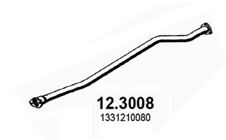 Труба выхлопного газа ASSO 12.3008